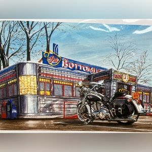 Harley Davidson Motor Cycles pack of 10 Christmas cards